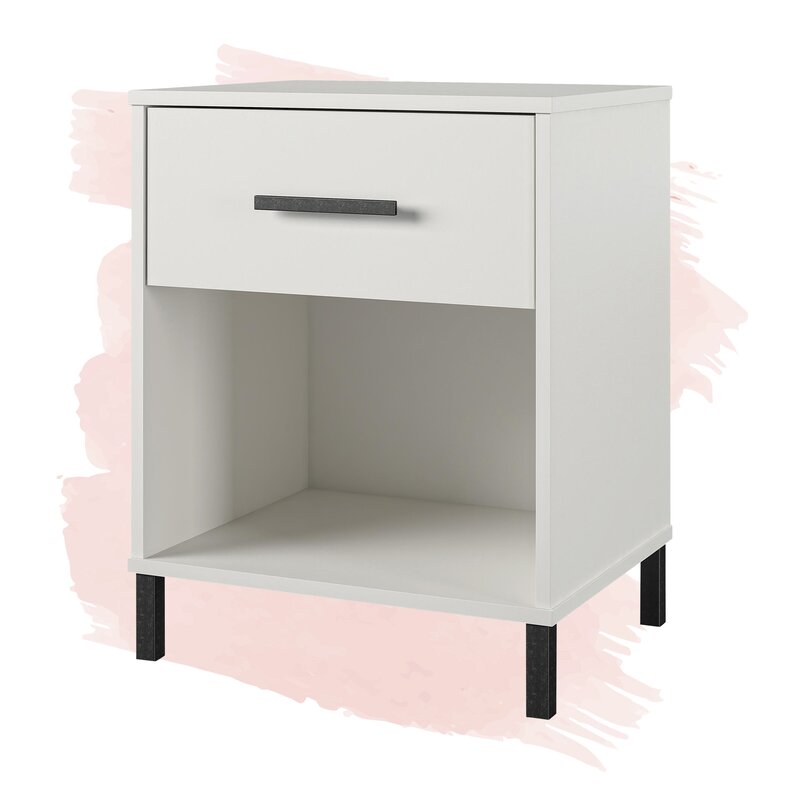 Mixed material online nightstand target